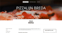 Desktop Screenshot of pizzalijn-breda.nl