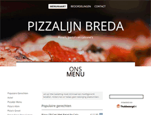 Tablet Screenshot of pizzalijn-breda.nl